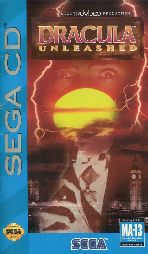 Dracula Unleashed (USA) (Disc 1) Sega CD Game Cover